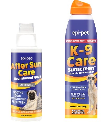Epi-Pet 3.5 oz. K-9 Care Sunscreen & 4 oz. After Sun Care Kit | For Dogs & Horses