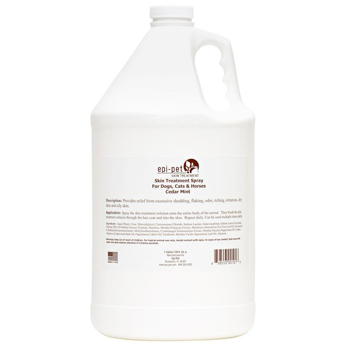 Epi-Pet Skin & Coat Enrichment Spray Gallon (Cedar/Mint) for Dogs & Horses