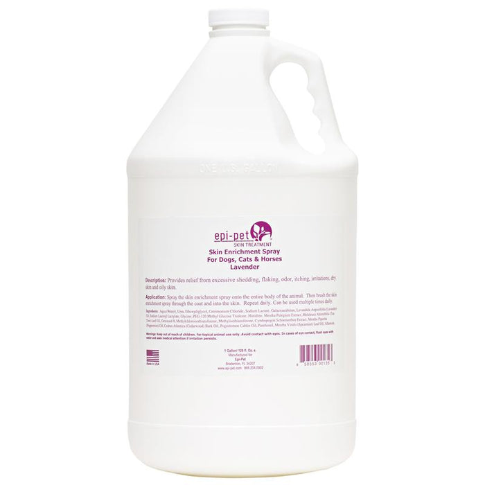 Epi-Pet Skin & Coat Enrichment Spray Gallon (Lavender Scented) for Dogs & Horses