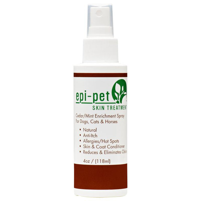 Epi-Pet Skin & Coat Enrichment Spray 4oz (Cedar/Mint) for Dogs & Horses